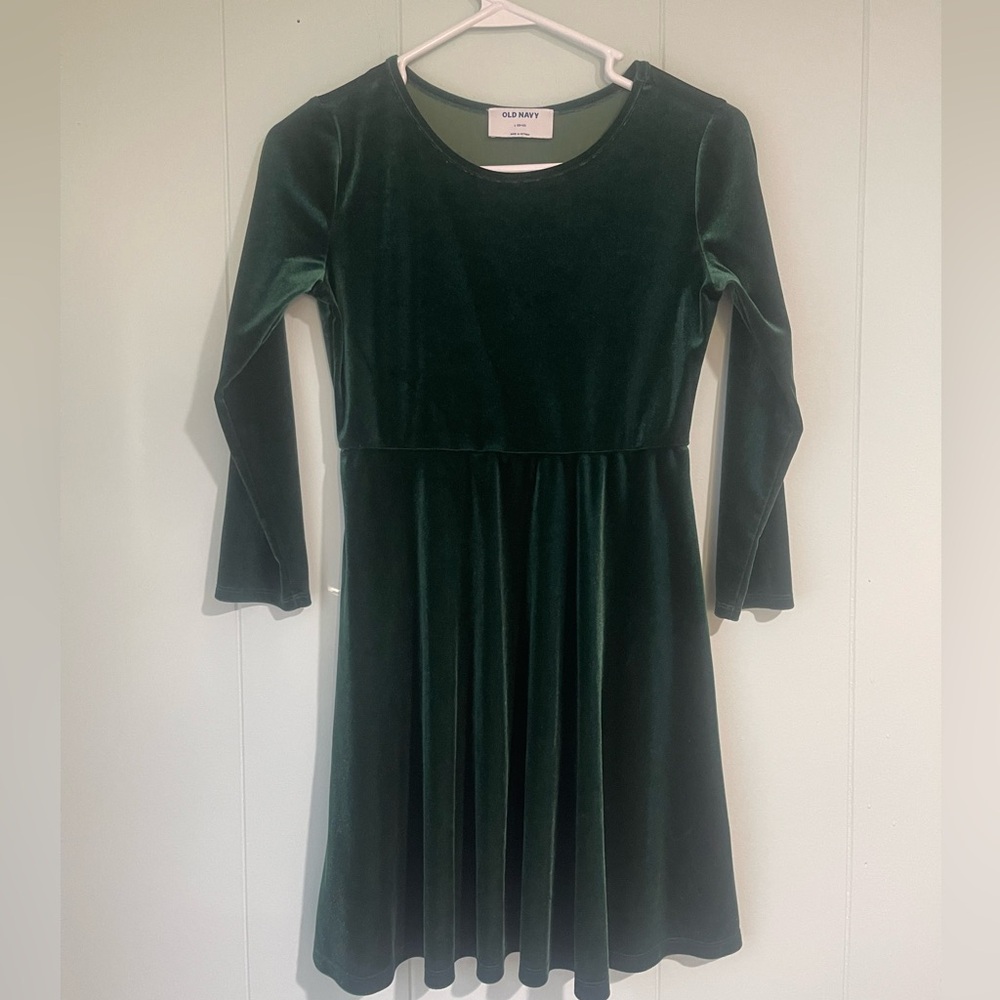 Old Navy Kids Casual Dress - Dark Green (10-12)